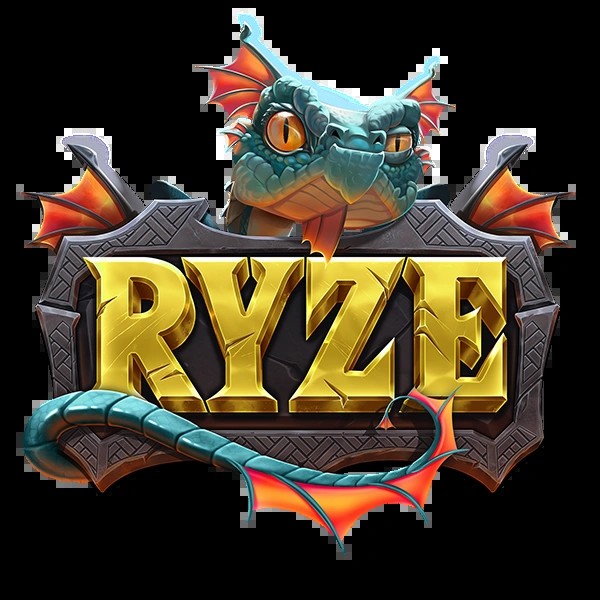 Ryze: The Beanstalk slot logo